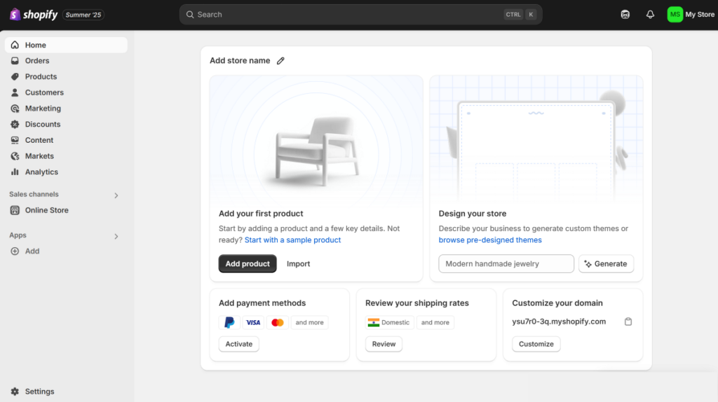 shopify-dashboard-interface